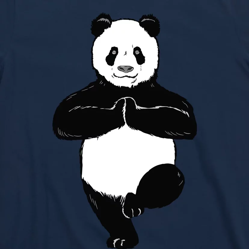 Funny Spiritual Yoga Panda Kids Adults T-Shirt