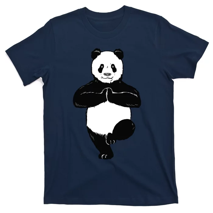 Funny Spiritual Yoga Panda Kids Adults T-Shirt