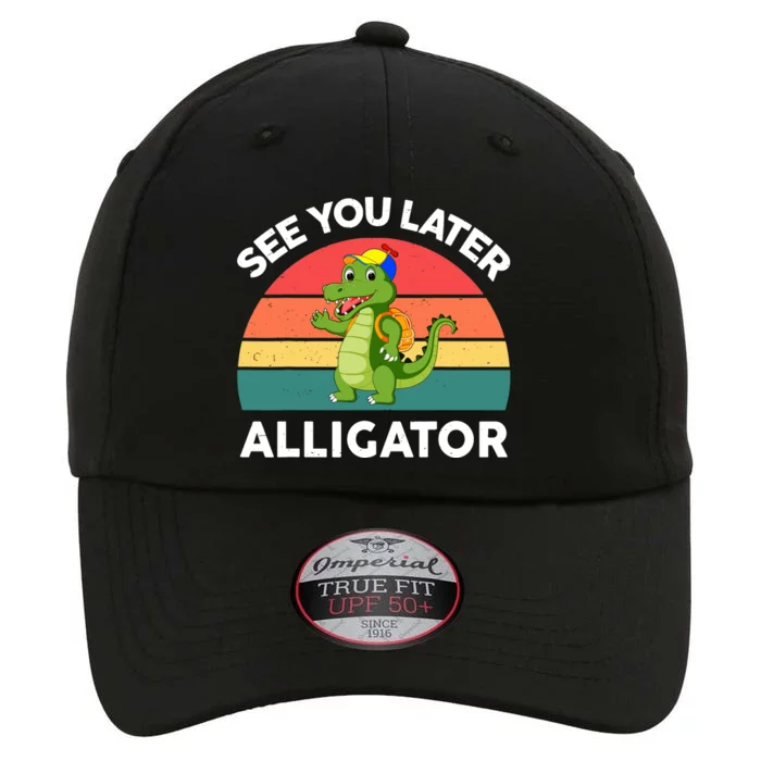 Funny See You Later Alligator Gator Crocodile Boy Girls The Original Performance Cap