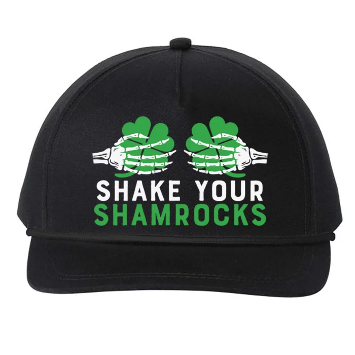 Funny Shake Your Shamrocks Snapback Five-Panel Rope Hat