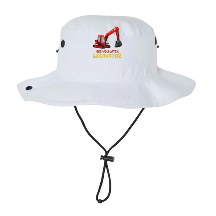 Funny See You Later Excavator Legacy Cool Fit Booney Bucket Hat