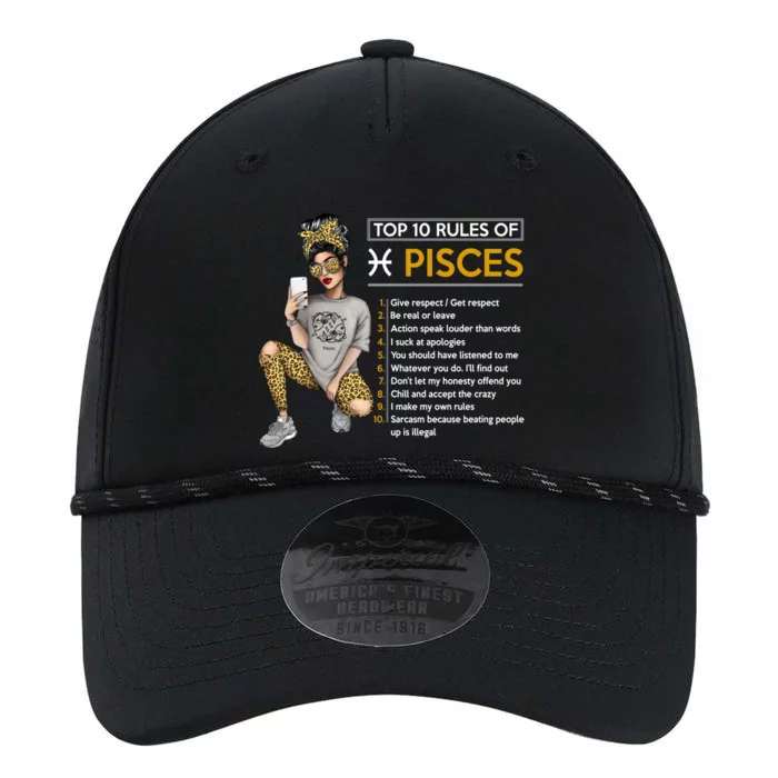 Funny Top 10 Rules Of Pisces Zodiac Sign Horoscope Birthday Gift Performance The Dyno Cap