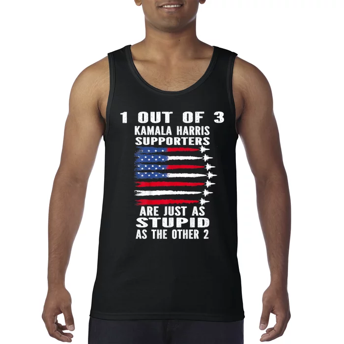 Funny Trump 1 Out Of 3 Kamala Harris Supporters Tank Top