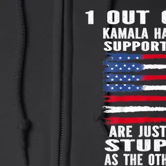 Funny Trump 1 Out Of 3 Kamala Harris Supporters Full Zip Hoodie