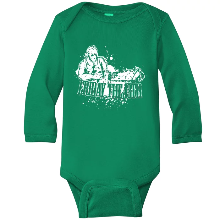 Friday The 13th Baby Long Sleeve Bodysuit