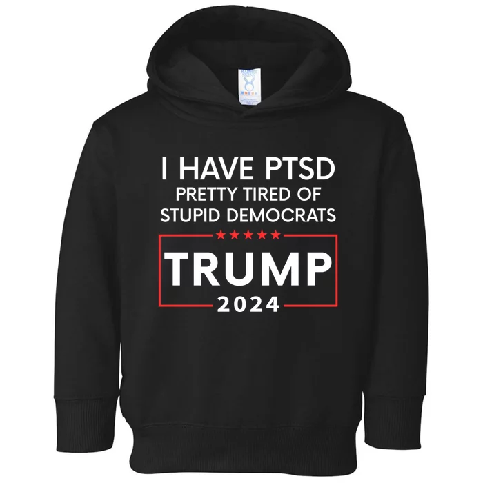 Funny Trump 2024 The Return Make Liberals Cry Again Election Toddler Hoodie