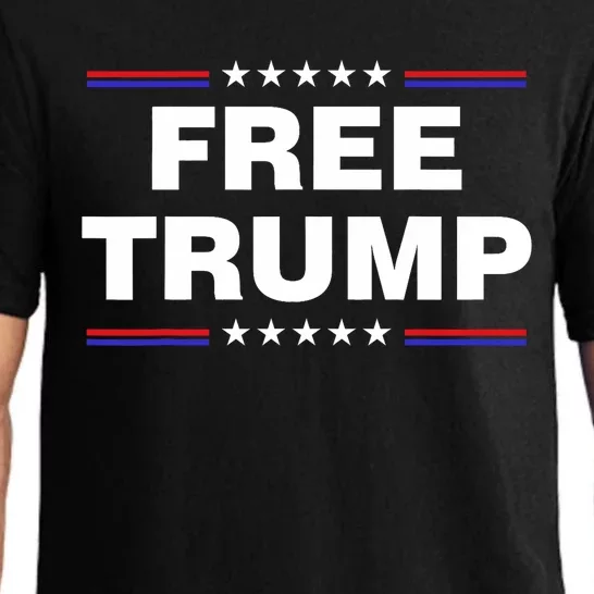 Free Trump 2024 Prison Maga Free Trump Now Pajama Set