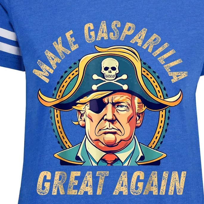 Funny Trump 2024 Make Gasparilla Great Again Gasparilla Enza Ladies Jersey Football T-Shirt