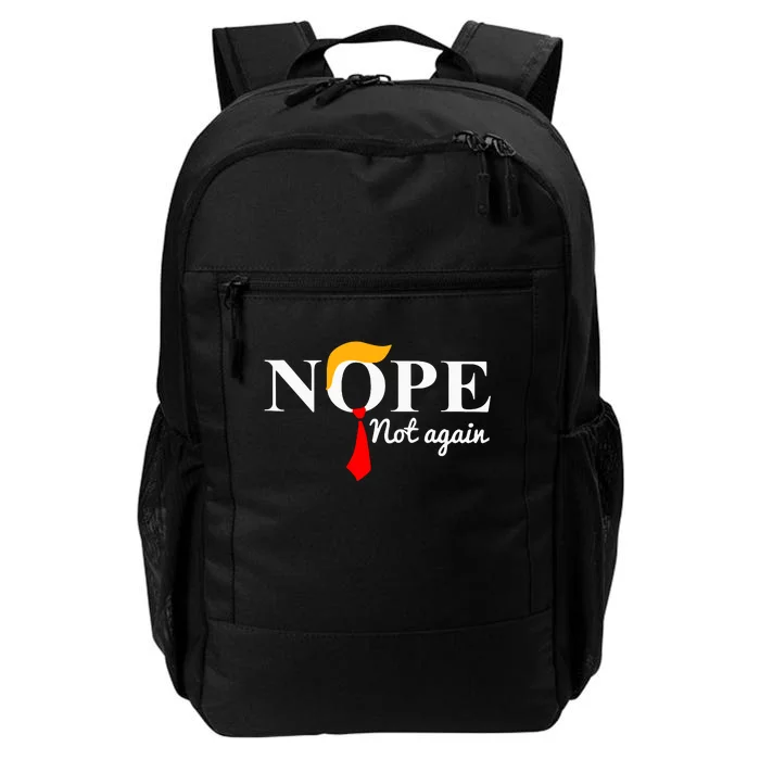 Funny Trump 2024 Nope Not Again Daily Commute Backpack