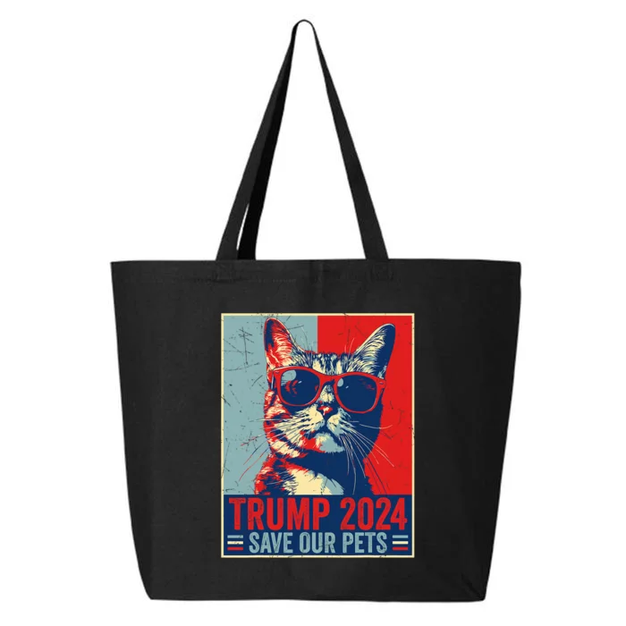 Funny Trump 2024 Save Our Pets Usa President Election 2024 25L Jumbo Tote