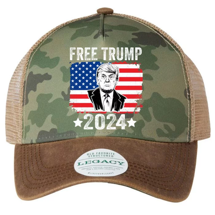 FREE TRUMP 2024 Legacy Tie Dye Trucker Hat