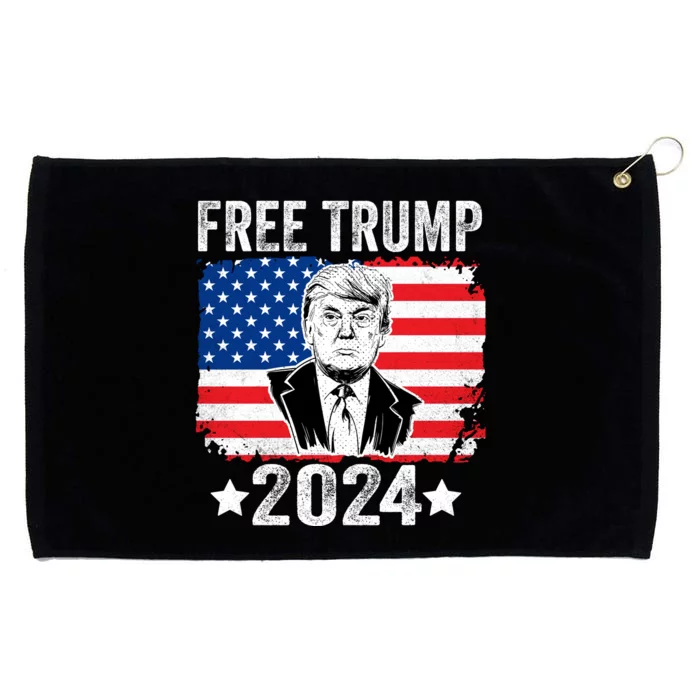 FREE TRUMP 2024 Grommeted Golf Towel