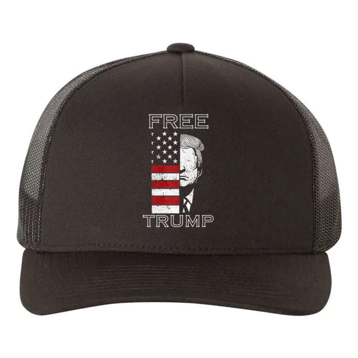 Free Trump 2024 Yupoong Adult 5-Panel Trucker Hat