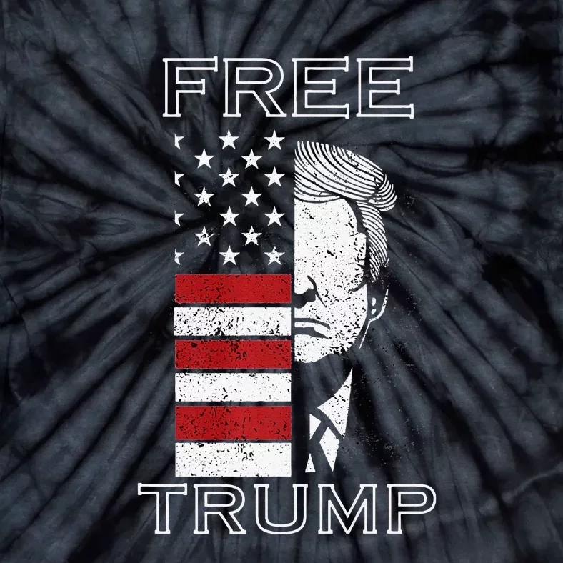 Free Trump 2024 Tie-Dye T-Shirt