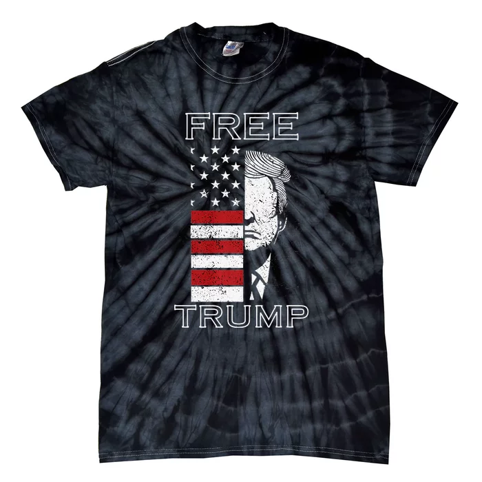 Free Trump 2024 Tie-Dye T-Shirt