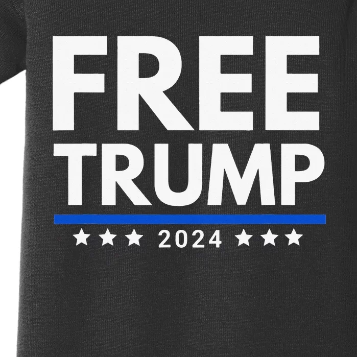 Free Trump 2024 Baby Bodysuit