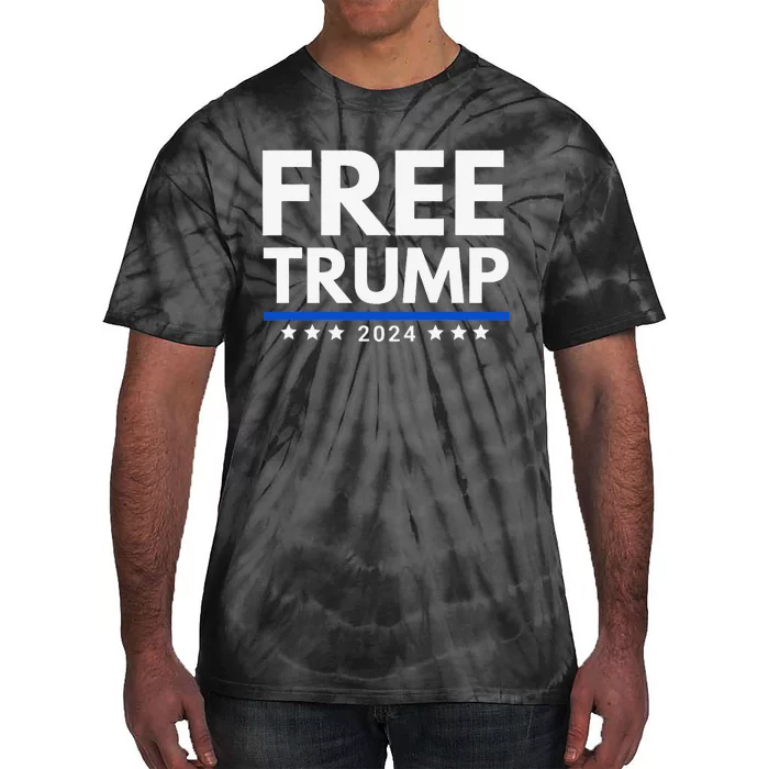 Free Trump 2024 Tie-Dye T-Shirt