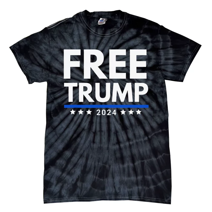 Free Trump 2024 Tie-Dye T-Shirt