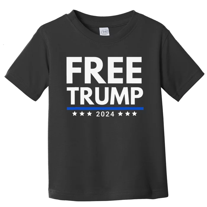 Free Trump 2024 Toddler T-Shirt