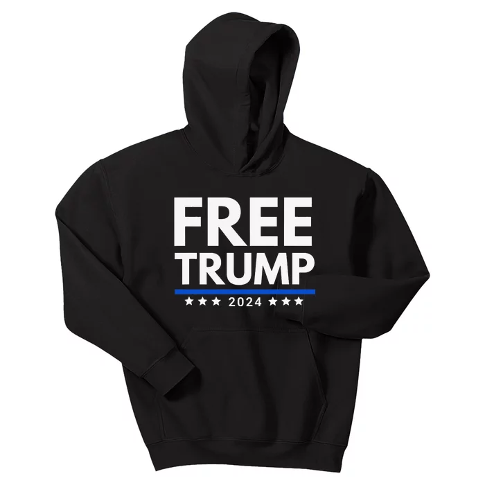 Free Trump 2024 Kids Hoodie