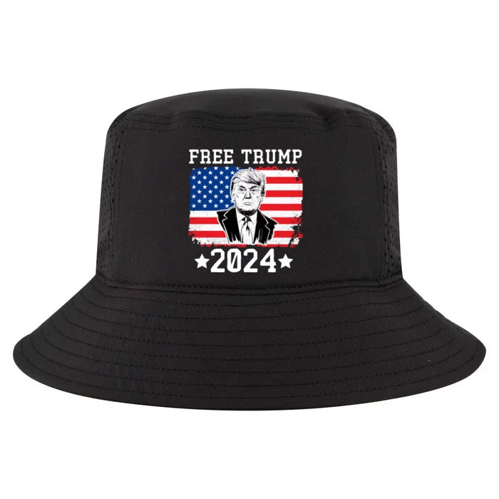 Free Trump 2024 Donald Trump USA Election Cool Comfort Performance Bucket Hat