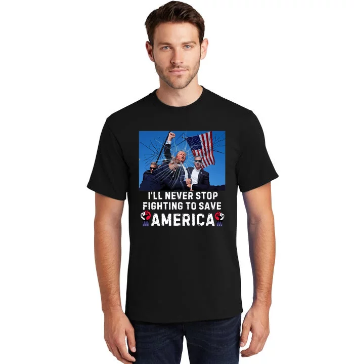 Funny Trump 2024 Missed Me Tall T-Shirt