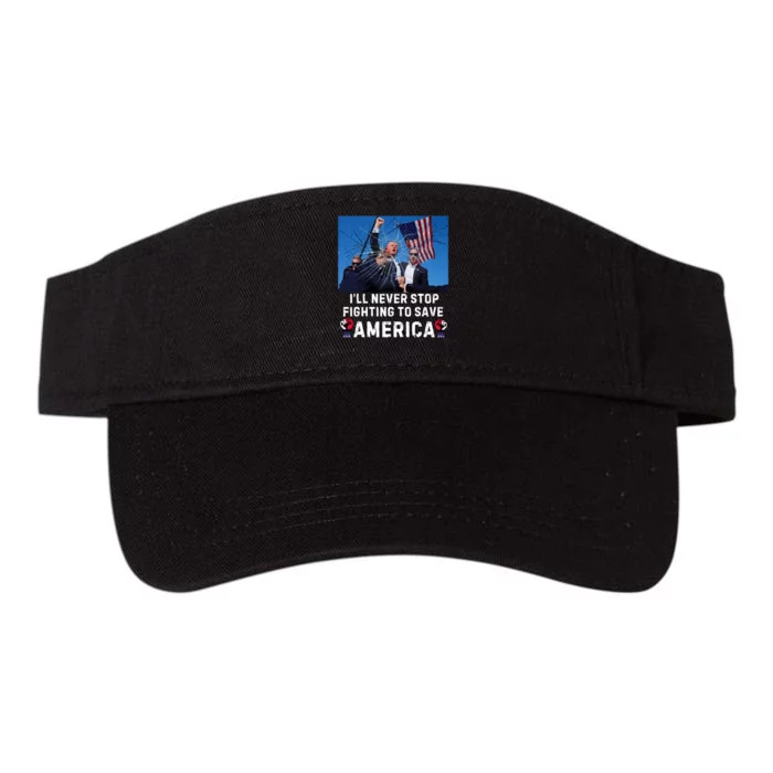 Funny Trump 2024 Missed Me Valucap Bio-Washed Visor