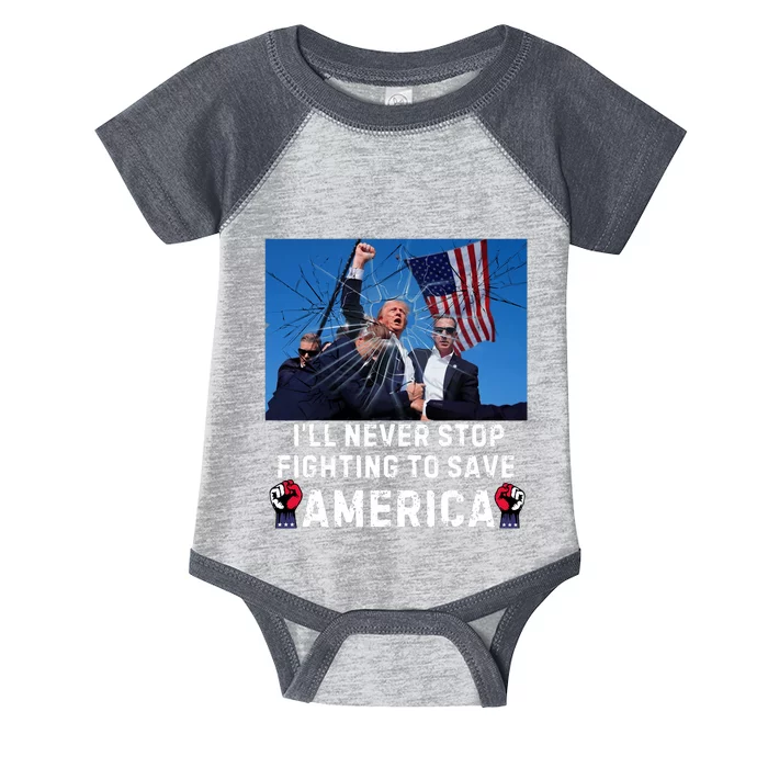 Funny Trump 2024 Missed Me Infant Baby Jersey Bodysuit