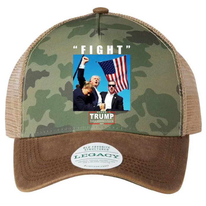 Fight Trump 2024 Take America Back Pennsylvania Rally Shooting Legacy Tie Dye Trucker Hat