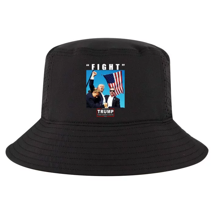 Fight Trump 2024 Take America Back Pennsylvania Rally Shooting Cool Comfort Performance Bucket Hat