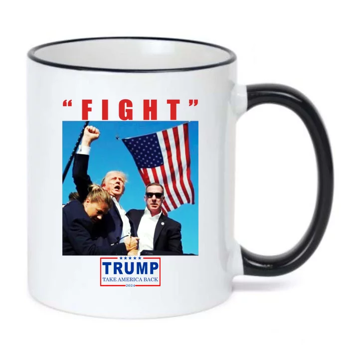 Fight Trump 2024 Take America Back Pennsylvania Rally Shooting Black Color Changing Mug