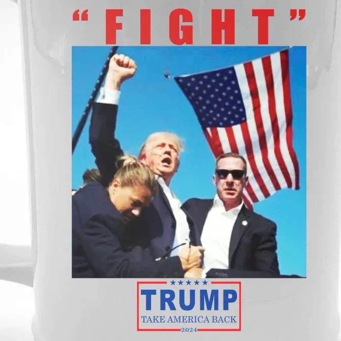 Fight Trump 2024 Take America Back Pennsylvania Rally Shooting Front & Back Beer Stein