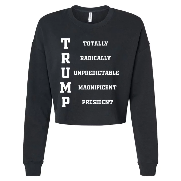 Funny Trump 2024 President Shirts 2024 Election Cropped Pullover Crew