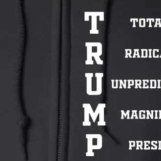 Funny Trump 2024 President Shirts 2024 Election Full Zip Hoodie