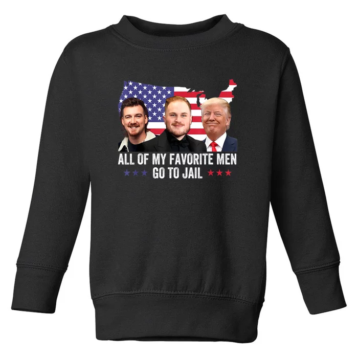 Funny Trump 2024 Gift Toddler Sweatshirt