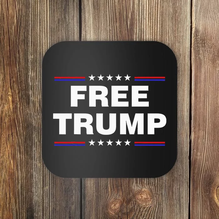 Free Trump 2024 Prison Maga Coaster