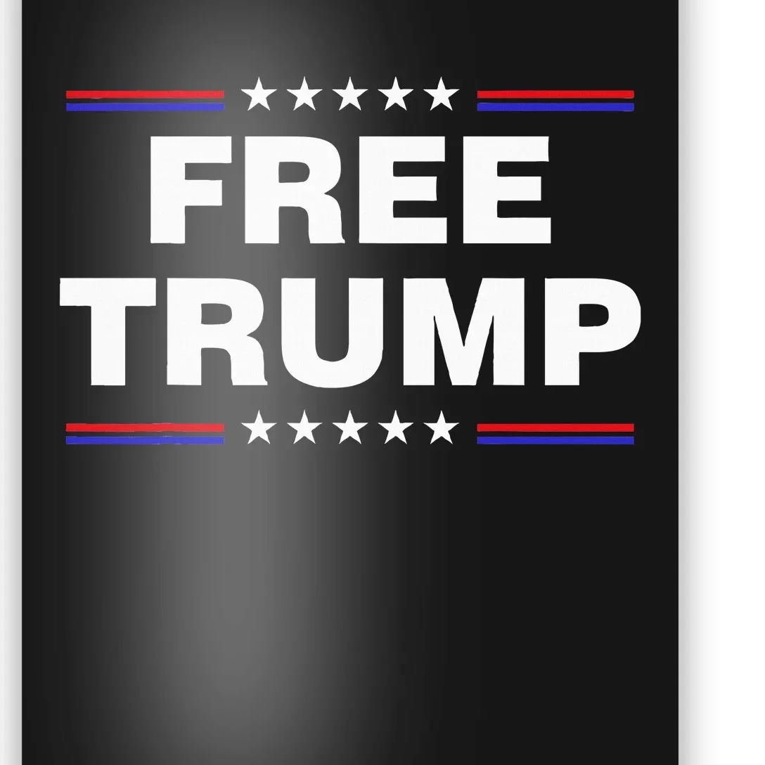 Free Trump 2024 Prison Maga Poster