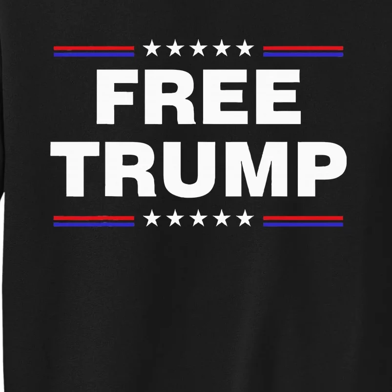 Free Trump 2024 Prison Maga Tall Sweatshirt