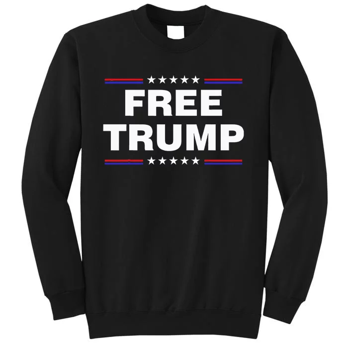 Free Trump 2024 Prison Maga Tall Sweatshirt