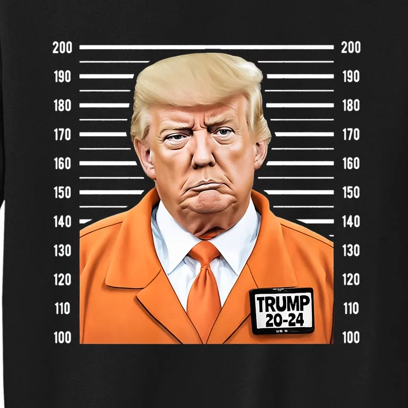 Funny Trump 2024 Prisoner Mugshot Fake Sweatshirt | TeeShirtPalace