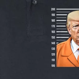 Funny Trump 2024 Prisoner Mugshot Softstyle Adult Sport Polo