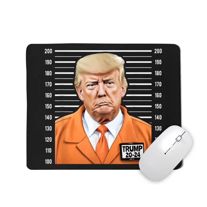 Funny Trump 2024 Prisoner Mugshot Mousepad