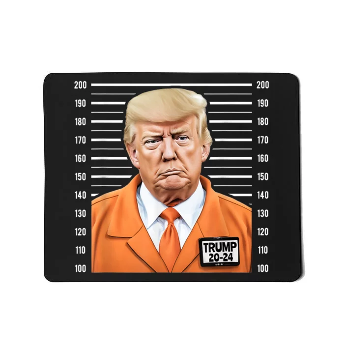 Funny Trump 2024 Prisoner Mugshot Mousepad