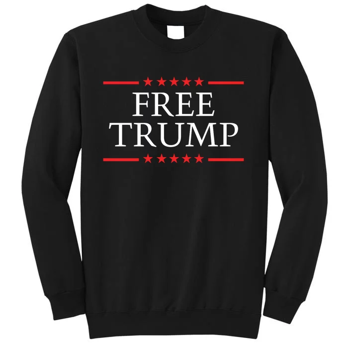 Free Trump 2024 Prison Donald Trump Indictment Tall Sweatshirt