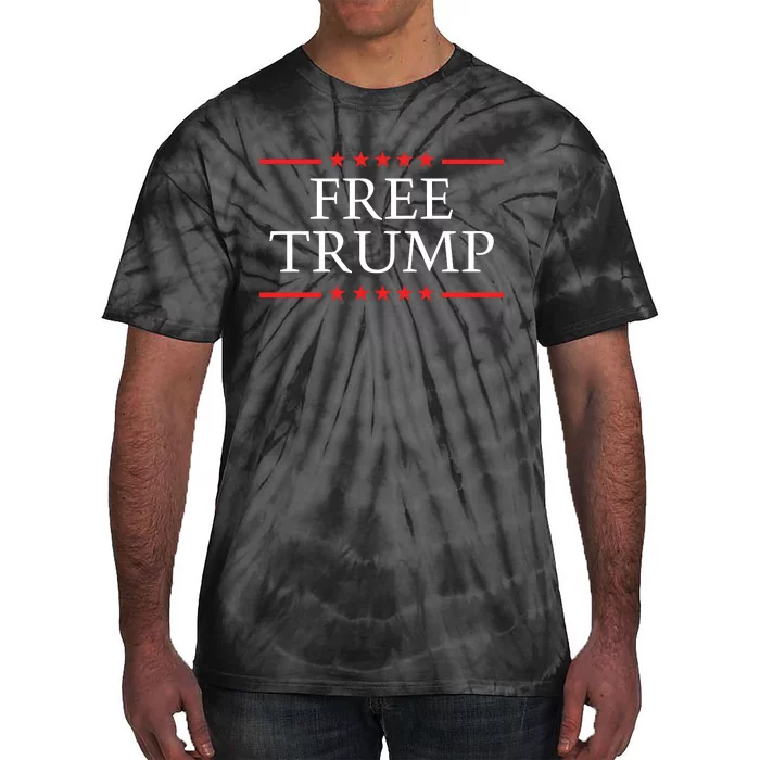 Free Trump 2024 Prison Donald Trump Indictment Tie-Dye T-Shirt