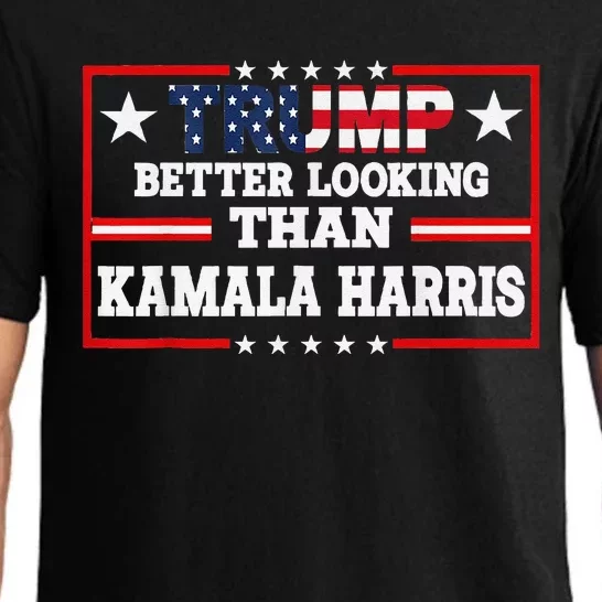 Funny Trump 2024 IM Better Looking Than Kamala Harris Pajama Set