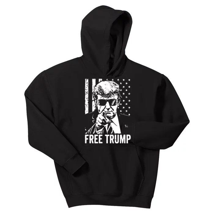 Free Trump 2024 Kids Hoodie