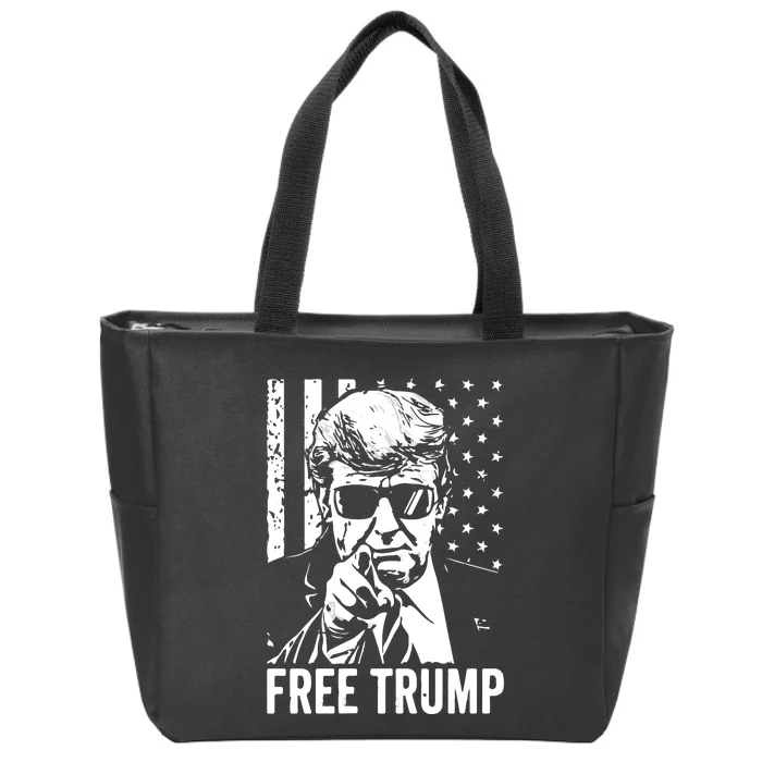 Free Trump 2024 Zip Tote Bag