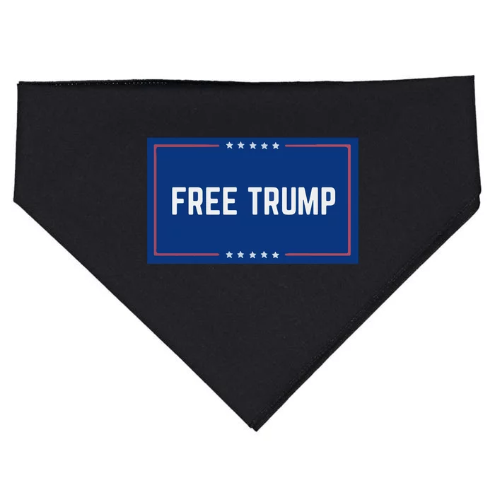 Free Trump 2024, Take America USA-Made Doggie Bandana