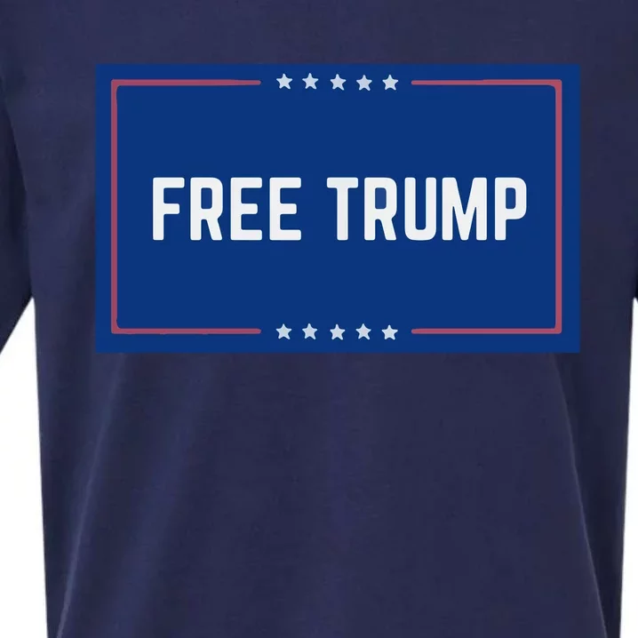 Free Trump 2024, Take America Sueded Cloud Jersey T-Shirt